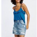 Chân Váy Jeans Rách Tua Không Nhãn - 0819