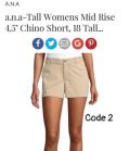 Quần Short Kaki ANA (Unisex) - 3559