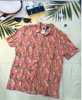Áo Sơ Mi Unisex F21 Tay Ngắn Túi Trái - 0876