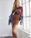 Áo F21 In Logo Đỏ Mận 48-60kg - 3312