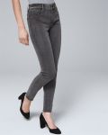 Quần Jeans Super Skinny Xám Lưng Cao Gắn Nhầm Nhãn Size - 3413