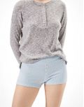 Quần Biker American Eagle Nút Lưng Thấp Xanh Dương Nhạt - Size XS - 3345