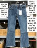 Quần Jeans ZR Ống Loe Tua Rua - 3561