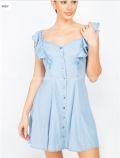 Đầm Jeans Iris Dây Bèo - 3248