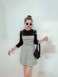 Đầm F21 Trễ Vai Có Dây Cột - 4020