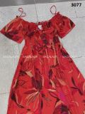 Đầm Bẹt Vai RACHEL ASHWELL Bông Đỏ Xuất Mỹ - 3077