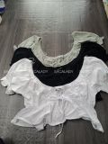 Áo Croptop Fashion Nova Tay Cánh Tiên Cột Nơ Ngực - 3244