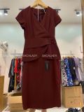 Đầm Công Sở Cổ Tim Nút Bọc Eo - 3117