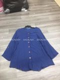 [SALE] Áo Kiểu Still Tằm APT.9 Xanh Dương Tay Lỡ Cổ Tim