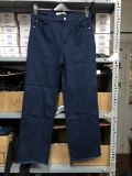Quần Jeans Gloria Ống Suống Navy Lai Tua Rua	 - 3609