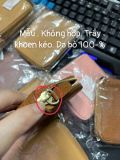 Ví Cầm Tay Da Bò Xuất Dư Hàng Mẫu Không Hộp Lỗi Trầy Nhẹ Khoen Khóa Kéo 9x12x3 (cm)