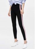 Quần lregging ZARA BASIC Phối 3 Sọc