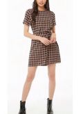 Đầm Cổ Tròn Suông F21 Dây Thắt Eo