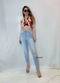 Quần Jeans YMI Lưng Cao 5 Nút Fix 7cm (Lỗi Sượt+Dơ)  - 3589