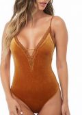 JumPsuit Nhung F21 Hai Dây Phối Ren - 0764