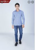 Quần Jeans Nam GENVIET Co Giãn Lỗi Sợi Khóa Túi Sau - 3377