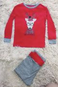 Set Baby Nam Nữ ISAAC MIZRAHI-NEW YORK Con Tuần Lộc Đỏ-Đội Nón -Nơ