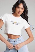 Áo Croptop F21 In Chữ Cools Club - 3971