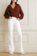 Quần Jeans SPEAKPEEK Ống Loe Trắng Dơ Nhẹ - 3405