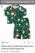 Set Pijama Baby Xanh Ông Già Noel - 2984