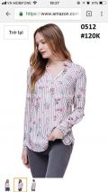 Áo Sơ Mi Pleione Tay Dài - Size M 48-53kg - 0512