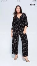 Jumpsuits Đen Chấm Bi MNG - 3083