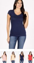 Áo Thun Cổ Tròn Rosie Cotton 100% - 3584