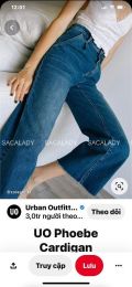 Quần Jeans Ống Suông URBAN OUTFITTERS - 3013