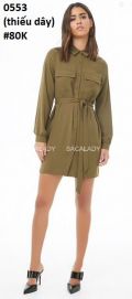 Đầm Somi F21 Vải Still Có Cổ Dài Tay Hai Túi Trước - 0553