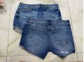 Quần Short Jeans STUDIO BLUE Gấp Lai Màu Xanh Trung - 3936