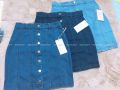 Chân Váy Jeans Blashe Xanh Nhạt - Size M - 3213