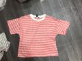 Áo Croptop F21 Sọc Đỏ Trắng - 3435