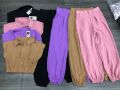 Set Áo Croptop Cổ Vest Bo Eo - Quần Joggers - Freesize (40-46kg) - 2735