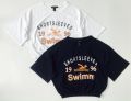 Áo Croptop F21 Tay Ngắn Bo Chun In SWIMM - 3339