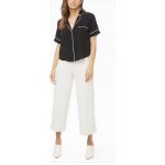Áo Croptop Sơmi Pyjama F21