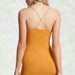 Đầm Thun Trơn F21 Body Dây Chéo-0607