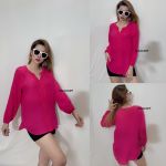 Áo Linen COUNTERPARTS Cổ V Phối Ren Không Dây - 3842