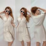 Đầm Sơ Mi DOTTI Linen (Có Bigsize) - 3895