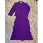 Set Vest Chân Váy Tahari Màu Tím - 3723