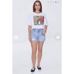 Áo Croptop F21 Lai Sóng In MTV - 3927