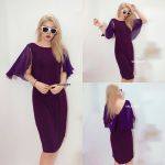 Đầm R&M Richards Đắp Voan Vai - 3962