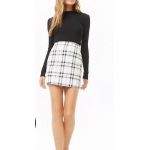 Chân Váy Kaki F21 Caro Trắng Đen - 0906