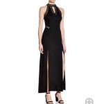 Đầm Maxi Thun Rayon Guess Xẻ Tà Trước Ren Trên - 0868