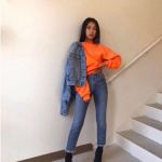 Quần Jeans Nữ Suông 9 Tấc UniQlo Đã Cắt Nhãn Ống Tua