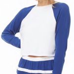 Set F21 Quần Short Áo Croptop Tay Dài-0527
