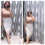 Chân Váy Ren Olivia Blu Dày Cắt Nhãn 48-70kg - 2095