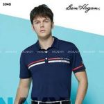 Áo Thun Nam Đánh GOFD BEN HOGAN Navy Sọc Đỏ - 3048