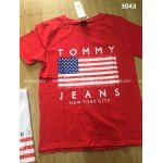 Áo Thun T M Cotton In Cờ Mỹ - 3043