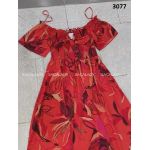 Đầm Bẹt Vai RACHEL ASHWELL Bông Đỏ Xuất Mỹ - 3077