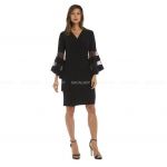 Đầm Thun R&M RICHARDS Tay Bèo Nhún Bên Eo - 3042